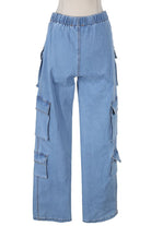 Women's Cargo Pocket Wide-Leg Jeans - photo 3