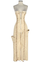 Women's Strapless Corset Fitted Jumpsuit