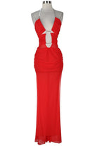Women's Halter Bodycon Maxi Gown - photo 2
