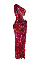 Women's Tie-Dye One-Shoulder Maxi Dress - photo 4