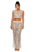 Crochet skirt set front view - Epicplacess