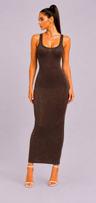 Women's Celeste Limiere Knit Gown – front view