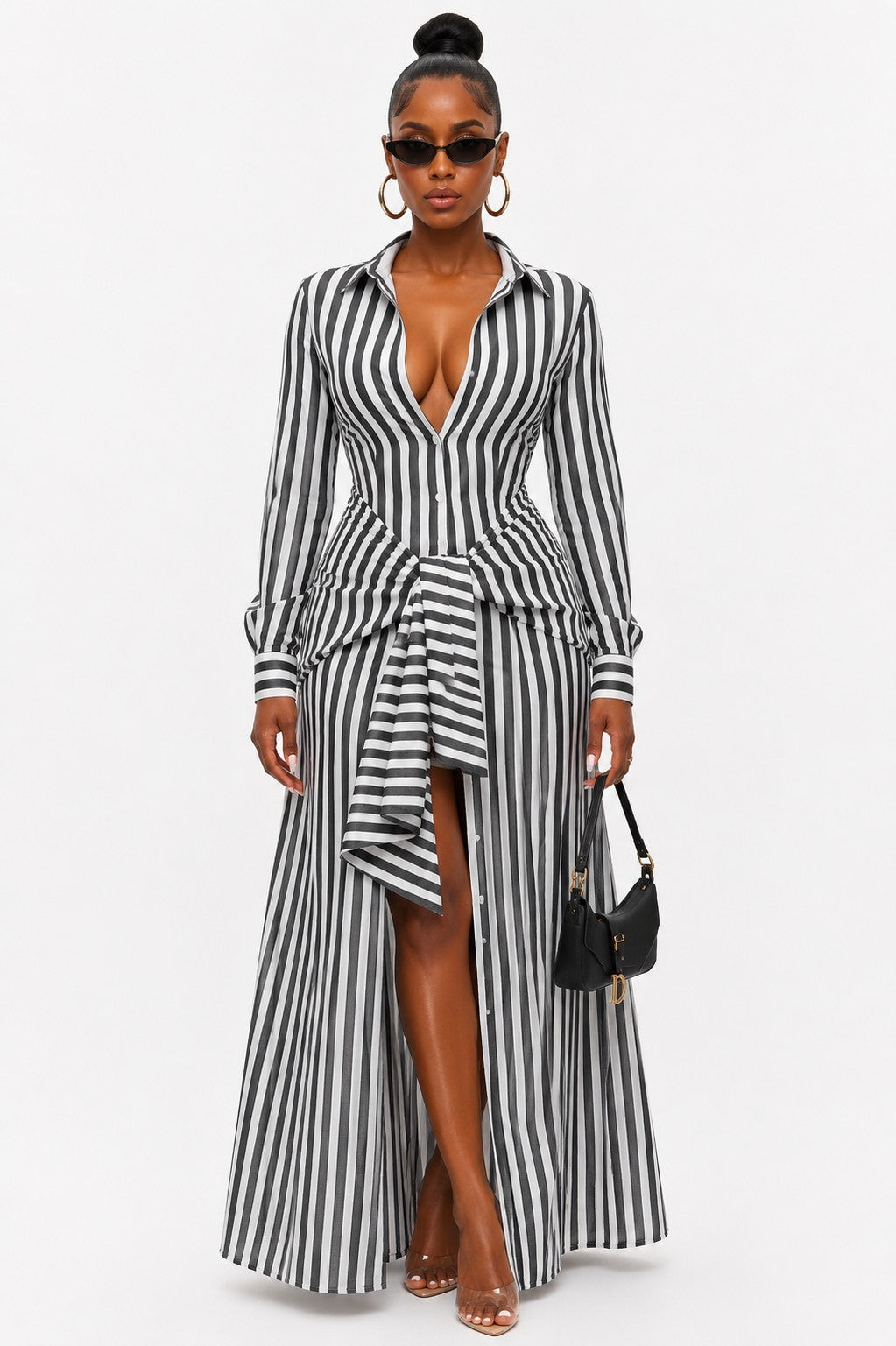 Tie waist detail