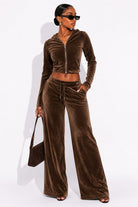 Velour set side