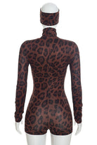 Leopard romper back