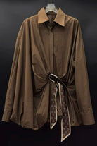 Scarf waist detail
