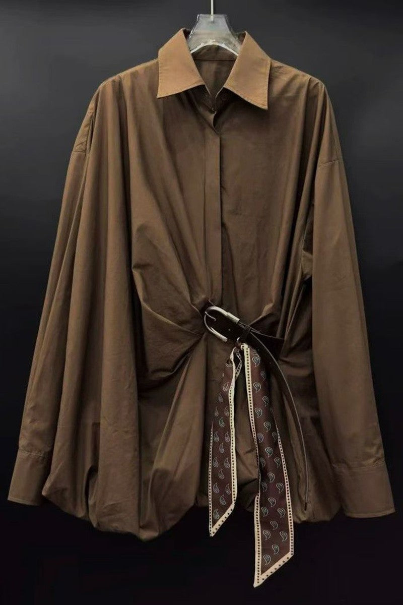 Scarf waist detail