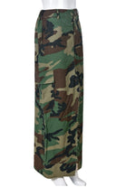Camo skirt back