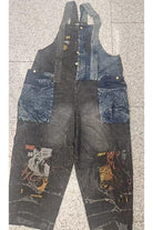Overalls back view