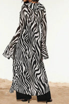 Zebra duster top front