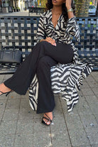 Zebra print detail
