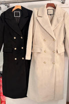 Overcoat lapel detail