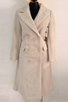 Cream fuzzy overcoat