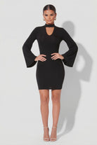 Women's Dty Brush Knee Length Dress – front view