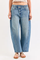 Wrap front waist detail