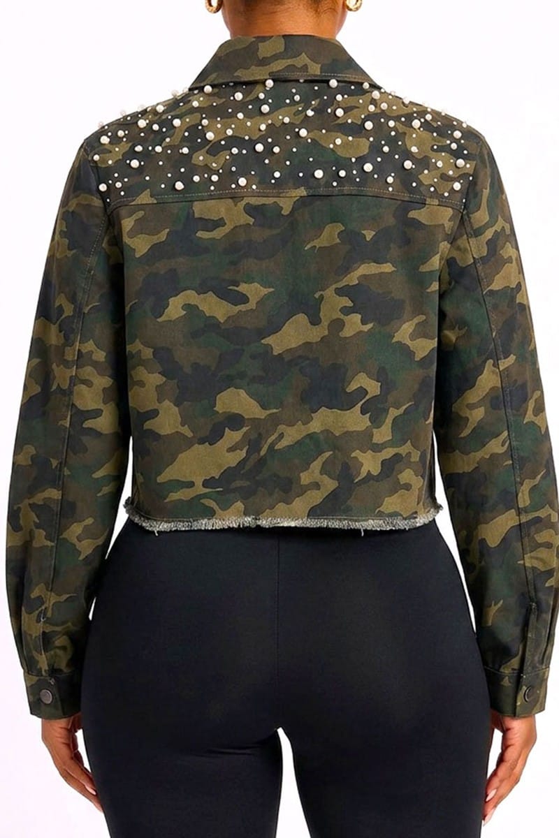 Pearl and rhinestone embellishment detail