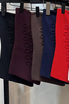 Strapless knit bustier top colors