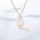 Penguin pendant necklace side view - Epicplacess