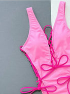Fuchsia swimsuit outfit view - Epicplacess