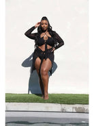 Tie-front cover-up outfit view - Epicplacess