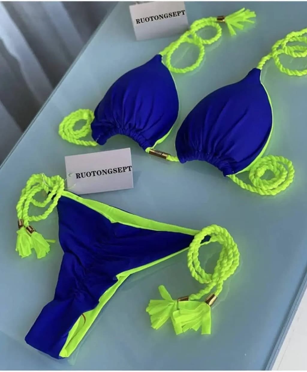 Rope ties bikini outfit view - Epicplacess