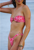 Polka dot bikini front view - Epicplacess