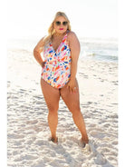 Abstract multicolor metallic swimsuit - Epicplacess