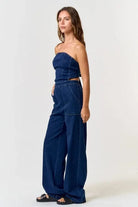 Denim jumpsuit outfit view - Epicplacess