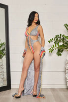 Leopard swimsuit set front view - Epicplacess