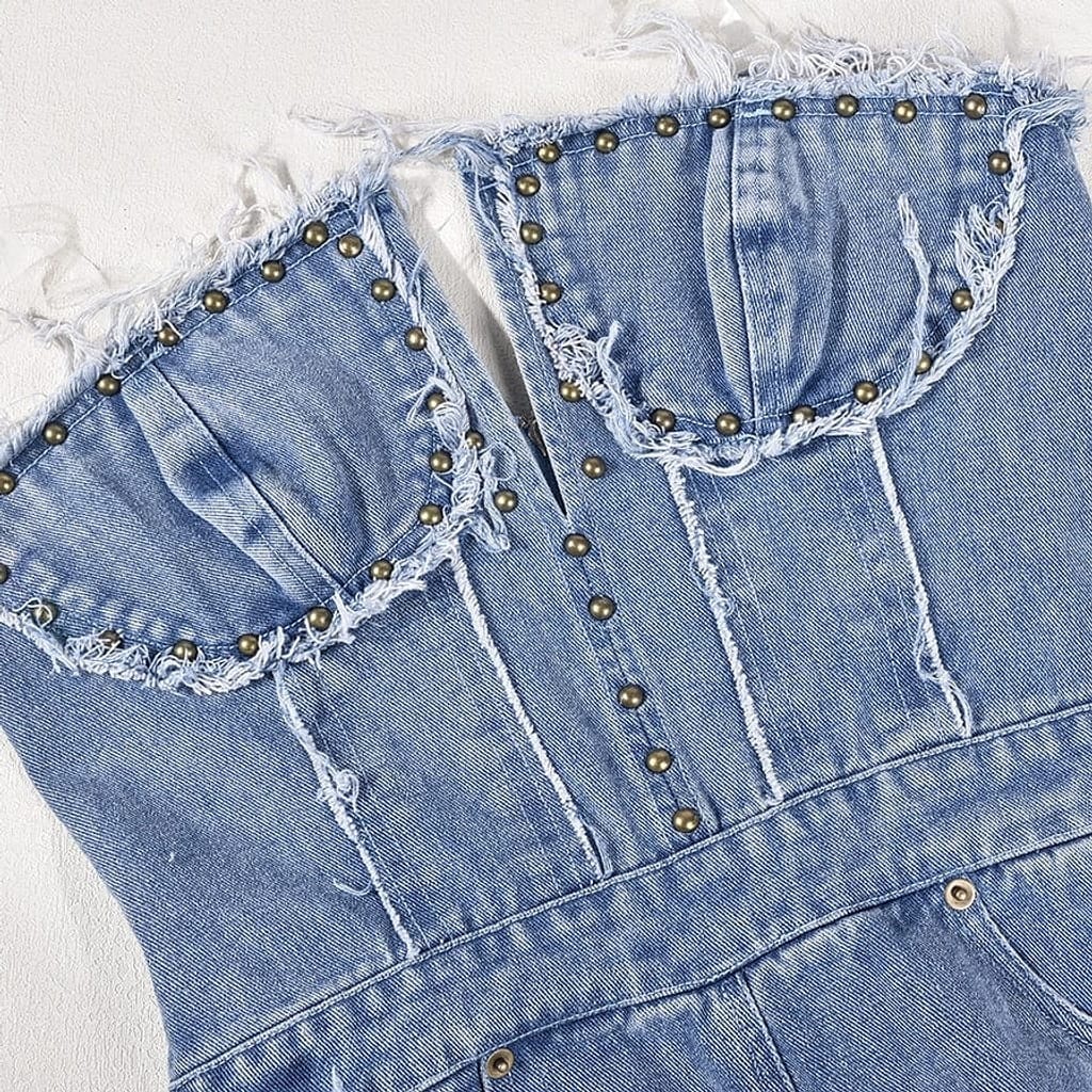 Denim jumpsuit detail - Epicplacess