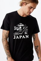 Black graphic T-shirt - Epicplacess