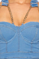 Light blue dress outfit view - Epicplacess