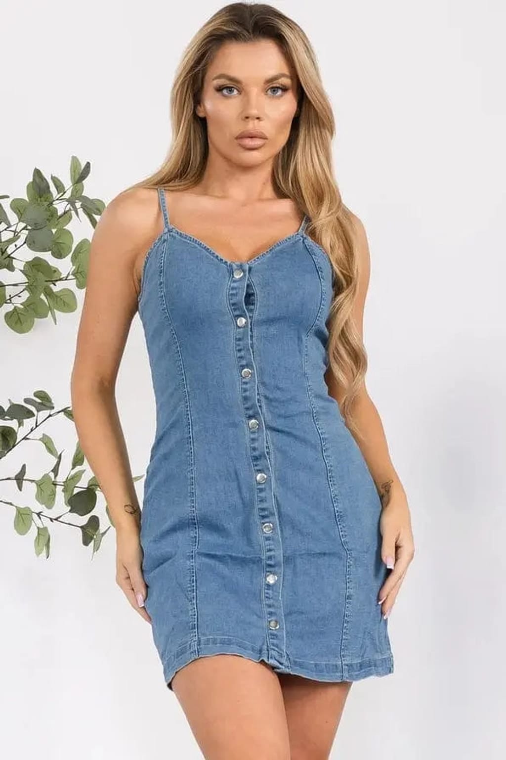 Rixo Jeans blue denim mini dress - Epicplacess