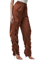 Satin cargo pants outfit view - Epicplacess