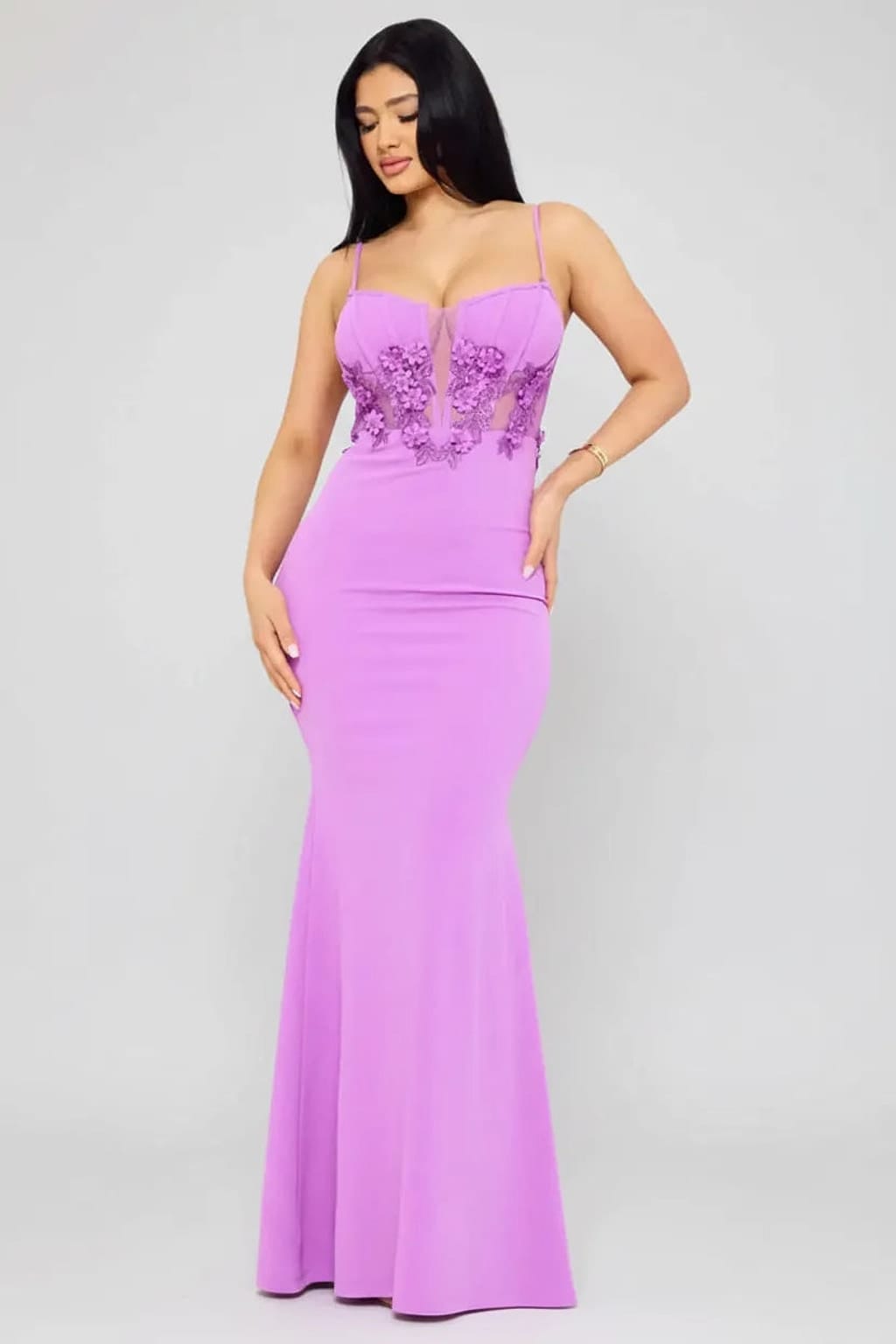 Flower gown front view - Epicplacess