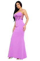 Purple gown side view - Epicplacess