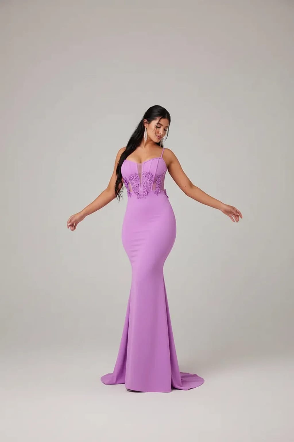 Purple flower gown - Epicplacess