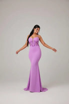 Purple flower gown - Epicplacess