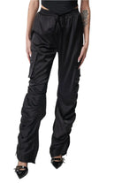 Satin cargo pants detail view - Epicplacess