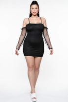 Black mini dress style view - Epicplacess