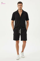 Button-up shirt set front view - Epicplacess