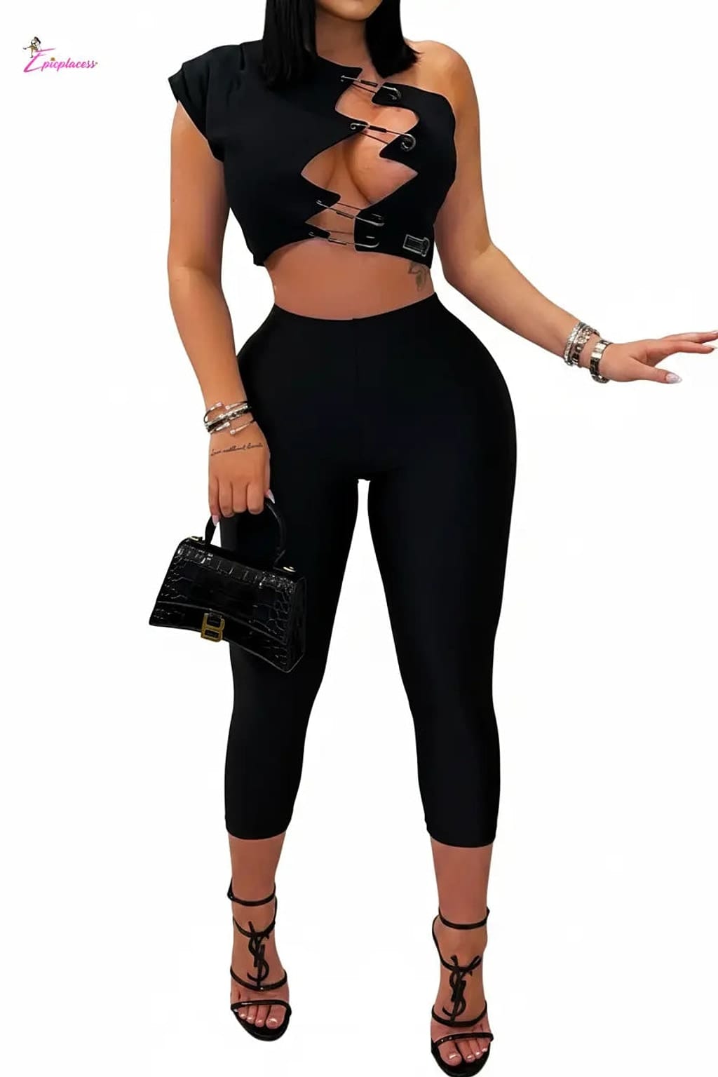 Paper Clip one-shoulder top - Epicplacess