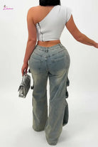 Paper Clip one-shoulder top detail - Epicplacess