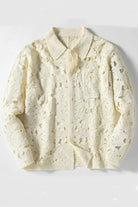 Ivory lace shirt detail - Epicplacess