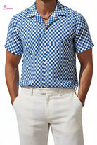 Checkerboard shirt back view - Epicplacess