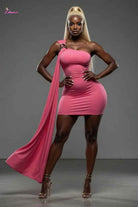 Gold clasp mini dress - Epicplacess