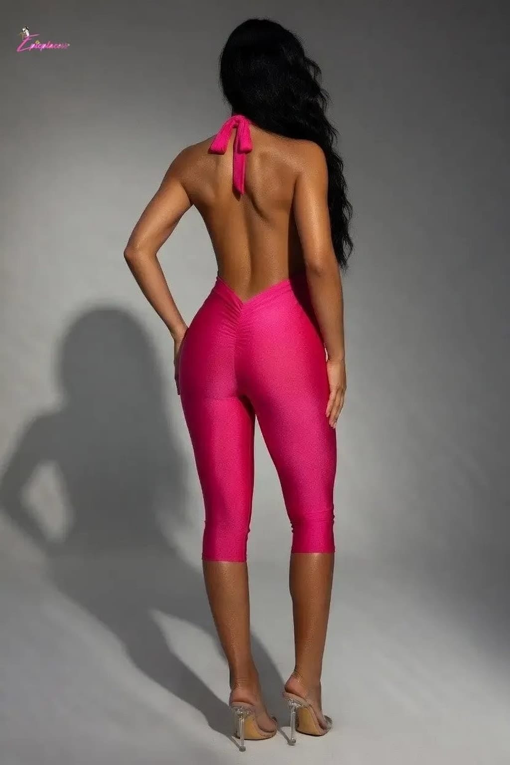 Luxe capri jumpsuit style view - Epicplacess