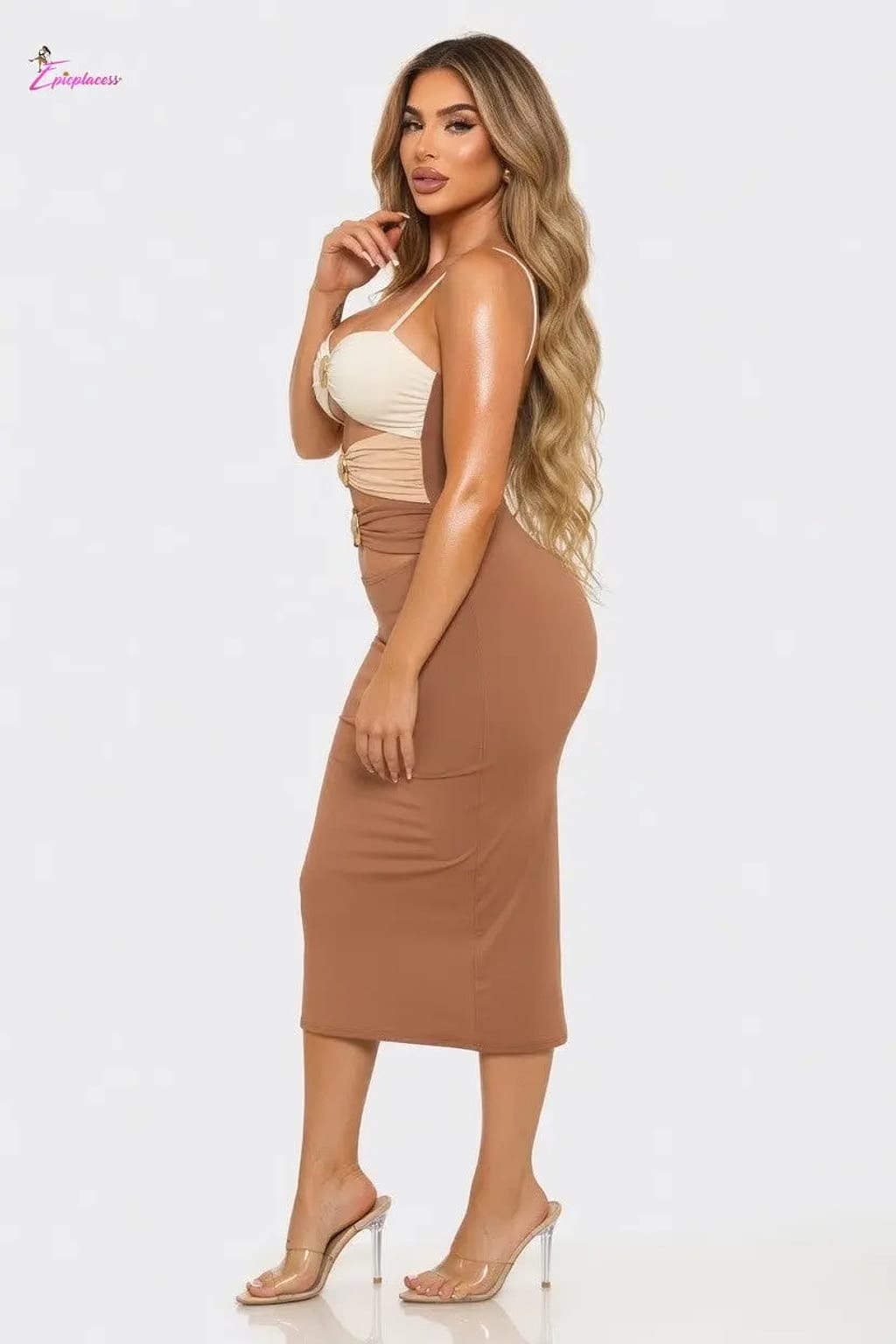 Skirt set back view - Epicplacess