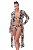 Leopard beach outfit view - Epicplacess