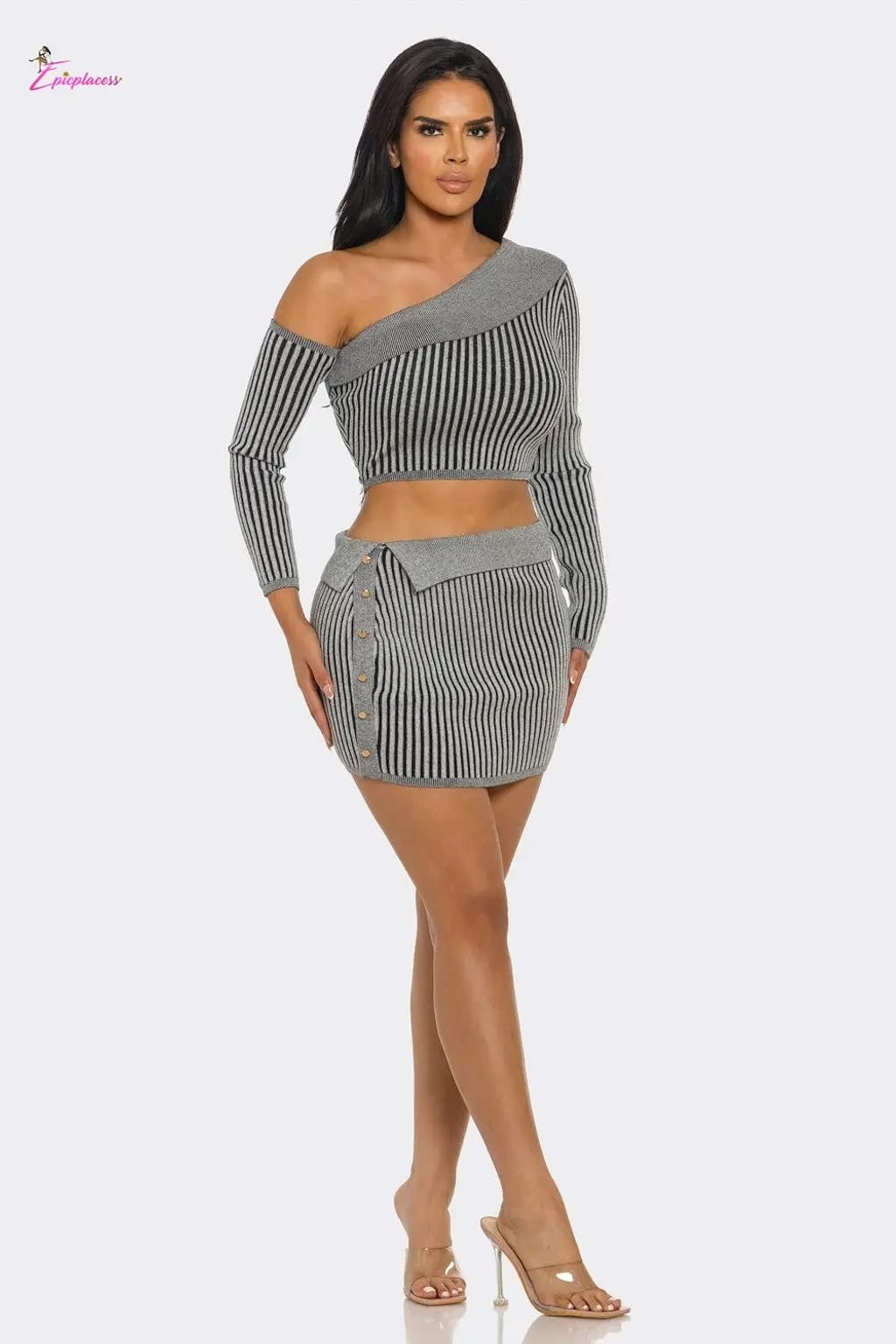 One-shoulder set product view - Epicplacess